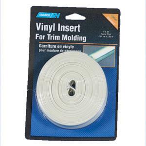 Camco rv vinyl insert, 1" x 25', colonial white 25123