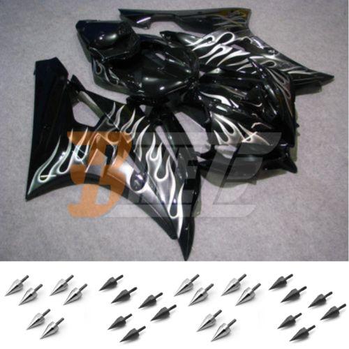 Free bolt kit! body fairing kit bodywork for yamaha yzf 600 r6 2006 2007 pab