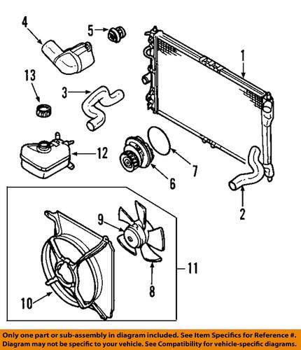 Chevrolet gm oem 96930074 water pump/engine water pump