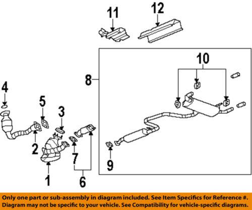 Gm oem 15922444 exhaust flange/donut gasket/exhaust pipe to manifold gasket