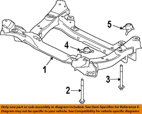 Jaguar oem c2z19751 front suspension-susp crossmember