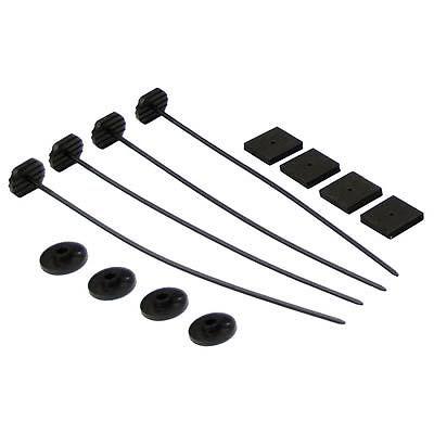 Derale cooling products 13001 fluid cooler mounts plastic black set of 4