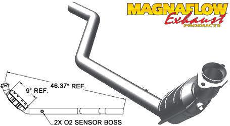 Magnaflow catalytic converter 49179 lincoln ls