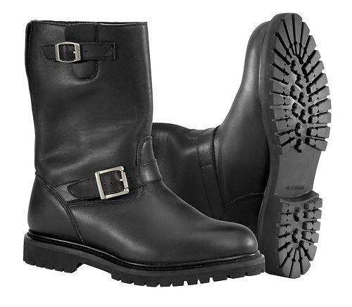 New river road mens boulevard leather waterproof boots, black, us-9.5