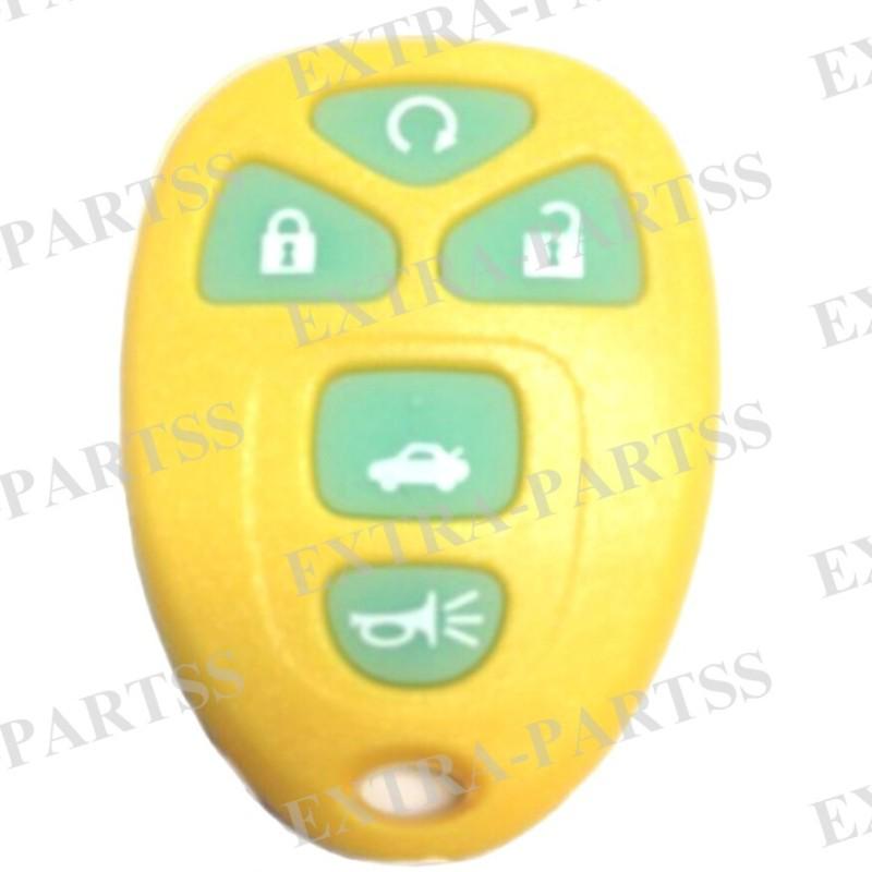 New yellow glow in dark gm keyless remote key fob transmitter clicker beeper