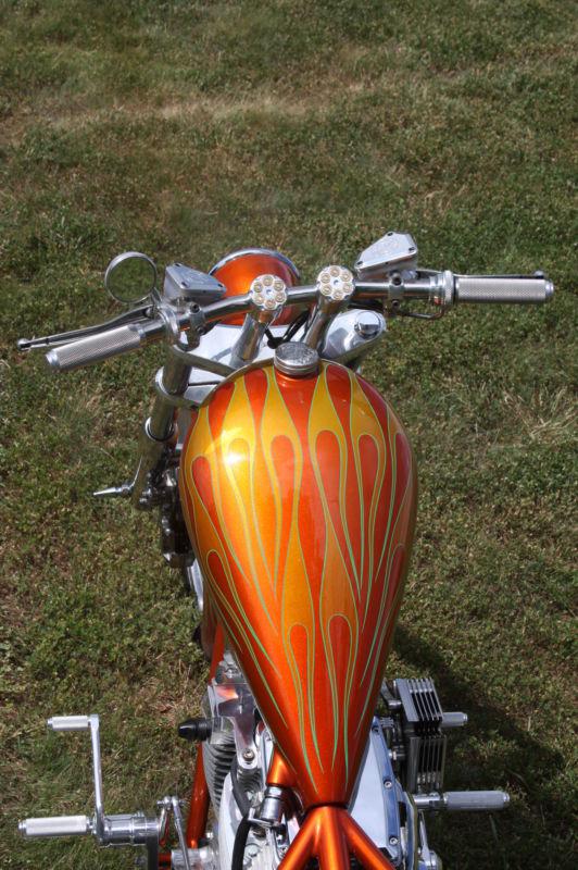 Buy Speed Dealer Customs CFL Bobber mirror polished aluminum left hand ...