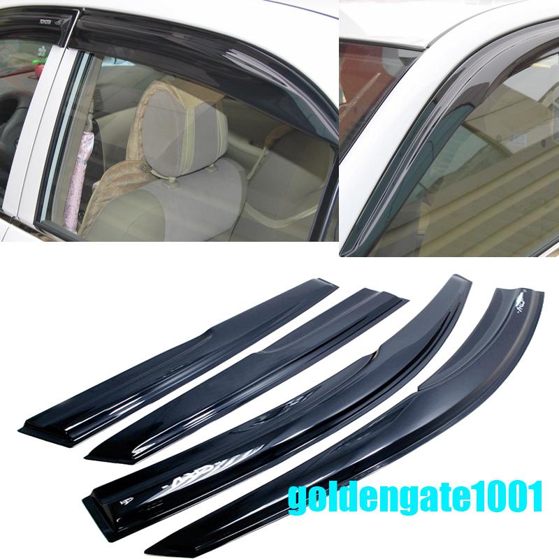 New window shade visor sun guard sunshading vent for 07-10 honda cr-v warranty 