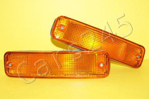 Honda civic 88-90 bumper turn lights markers amber