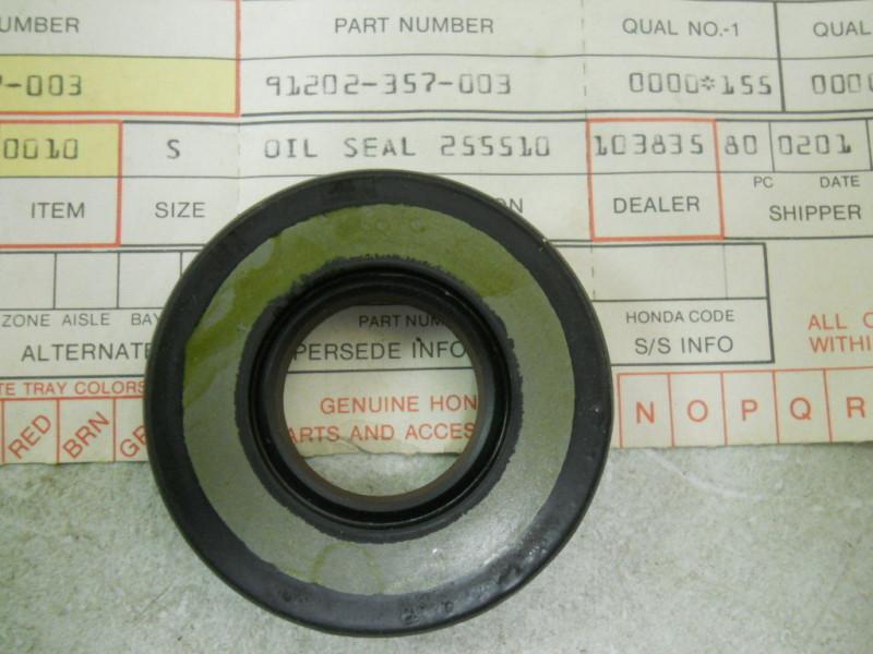 Honda nos cr250, mr250, mt250, 1973-76, oil seal 25x55x10, # 91202-357-003   a1