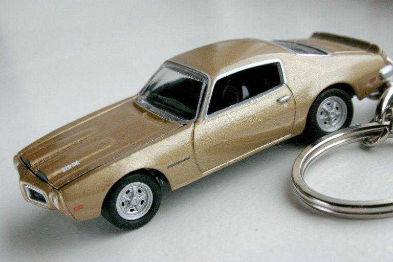 1971 pontiac formula * gold 71 firebird * diecast keychain