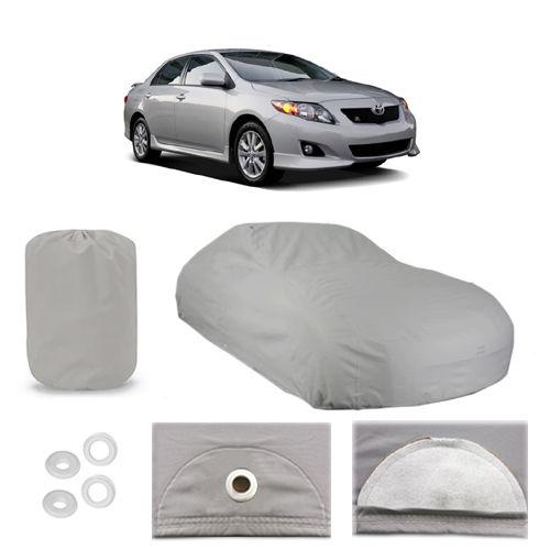 Toyota corolla 5 layer car cover fitted water proof outdoor rain snow sun dust