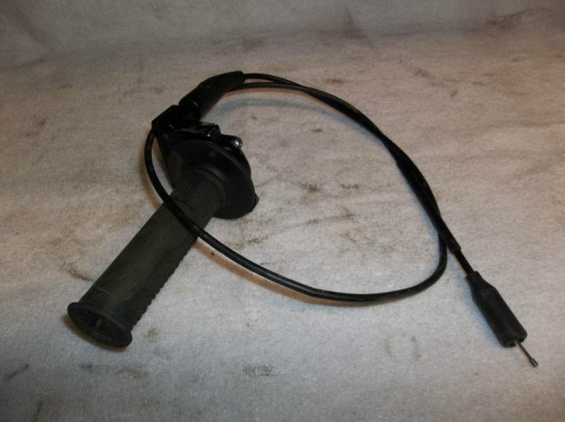 91 kawasaki kx250 kx 250 used stock throttle control tube and cable