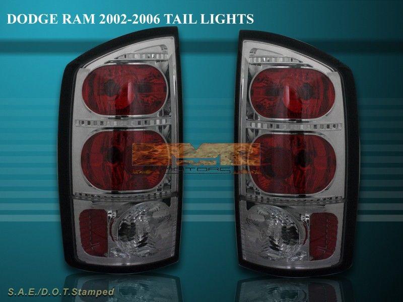 2002-2006 dodge ram 1500/2500/3500 tail lights smoke 03 04 05