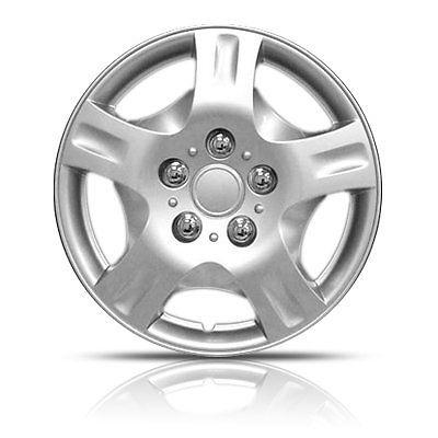 4 pack premium 15" silver lacquer abs wheel cover replica hubcaps sports sporty