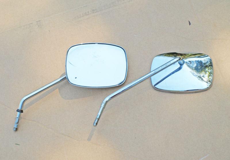 Oem harley long stem chrome police mirrors