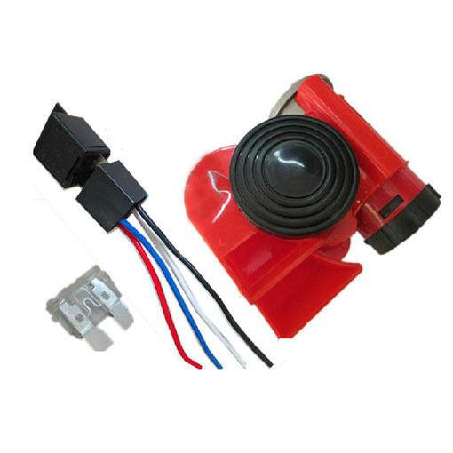 Motorcycle/car 12v snail compact dual tone electric pump siren loud air horn