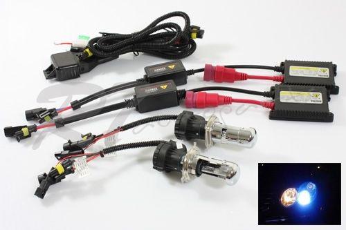 H4/9003/hb2 10000k jdm blue slim ac bi-xenon hid high/low lights conversion kit