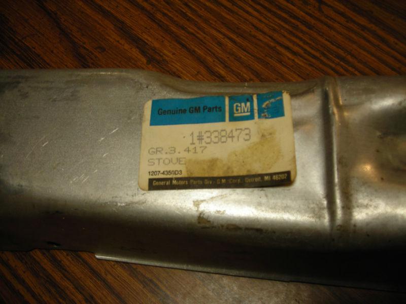 Nos gm carburetor air lower heat stove (shield) #338473 69-81 z-28