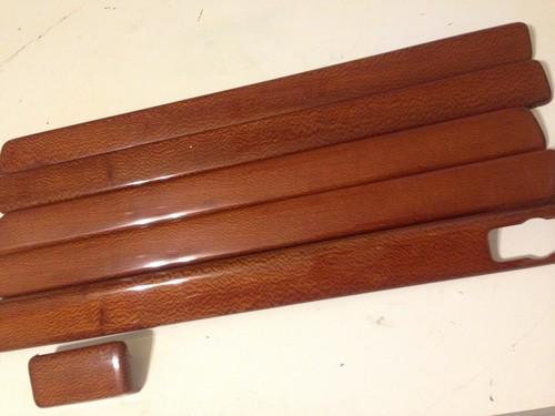 Land rover range rover p38 genuine amber lace glove box door trim accessory kit