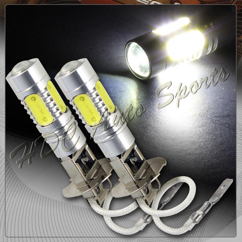 2x dodge ford h3 white 9 led 11w 12v projector replacement fog light bulbs