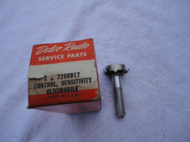 1956 olds delco radio nos 7266917 sensitivity control oldsmobile