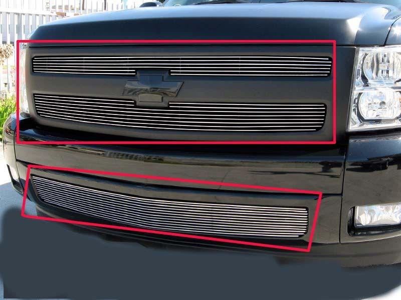 Buy VioGi Fit 07-11 Chevy Silverado 1500 Combo Billet Grille in El ...