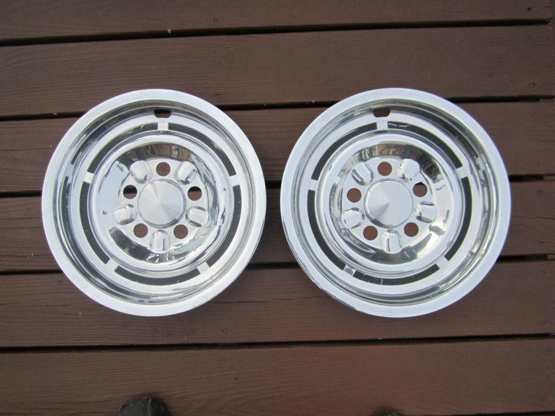 '63-64 pontiac custom sport catalina grand prix wheel covers 14" hub caps rare