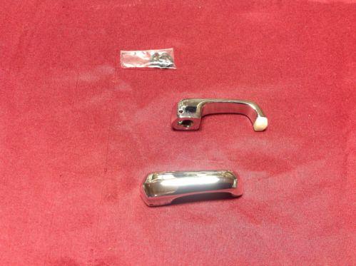 1966-1977 early ford bronco new vent window handle set with hardware! 