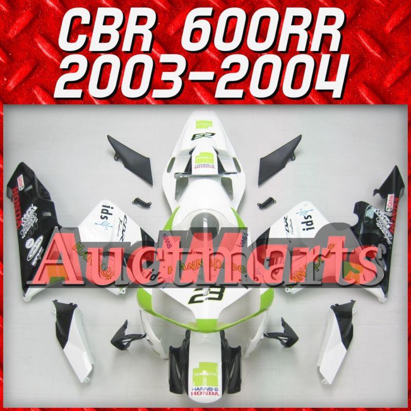 Fit honda 03 04 cbr600rr cbr 600 rr 2003 2004 fairing kit abs plastics c10 a25