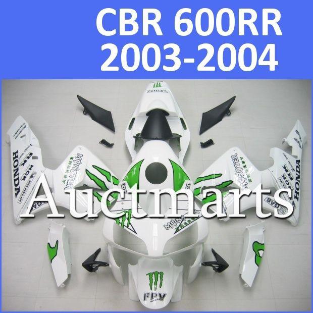 Fit honda 03 04 cbr600rr cbr 600 rr 2003 2004 fairing kit abs plastics d11 a99