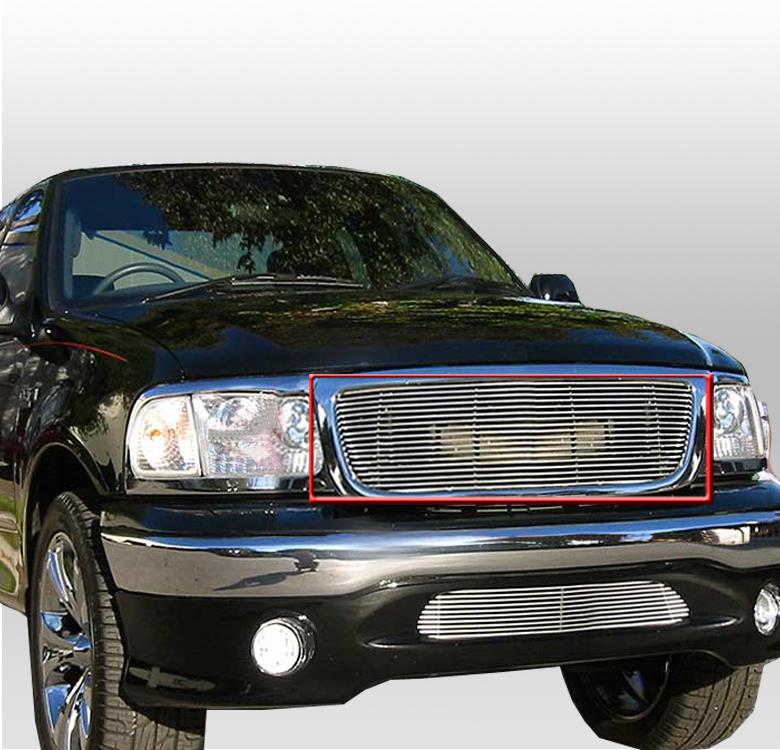 1999-2003 ford f-150 f150/expedition upper billet grill