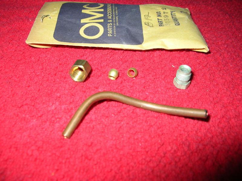 Omc  evinrude/johnson fuel line assy kit # 375972 free priority shipping!