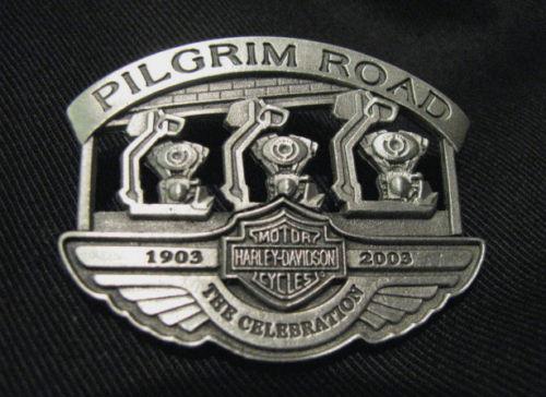Harley-davidson pilgrim road 100th anniversary pin