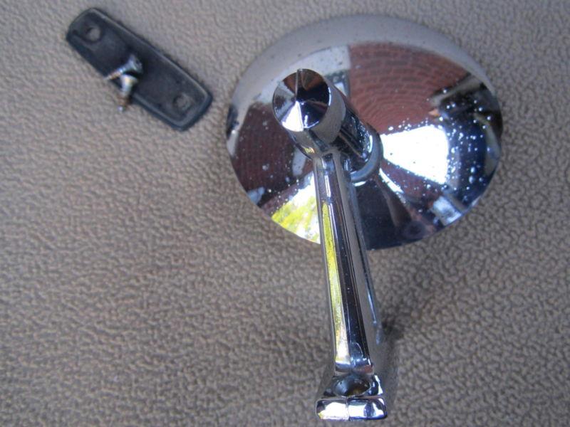 1965 plymouth fury 4 door side view mirror frame used,   free shipping