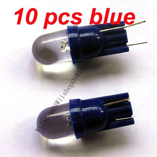 10 blue car dashboard side led licence plate light lamp