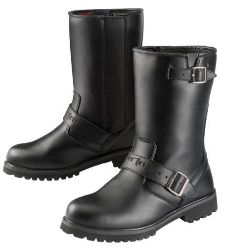 Power trip pt-100 leather street motorcycle riding boots black us 11