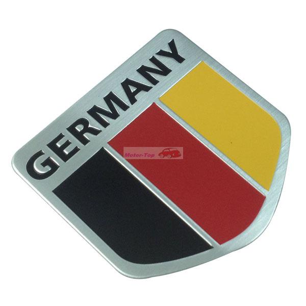 Trunk rear emblems badge sticker decal germany land flag vw opel smart maybach