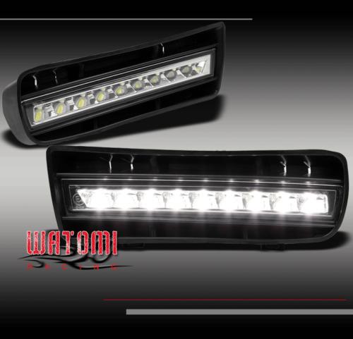 99-04 volkswagen golf 4 iv mk4 bumper grille drl led fog lights daytime running