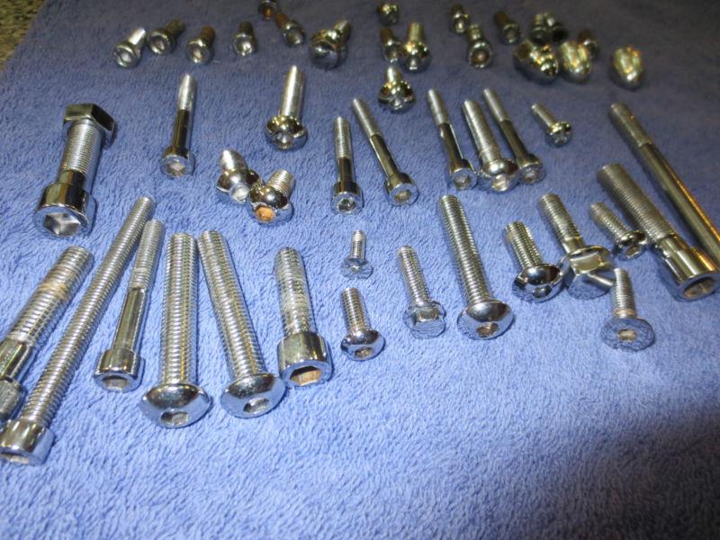 Lot of metric bolts for honda yamaha suzuki kawasaki most are new no reserve