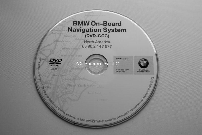 Oem bmw navigation dvd 677 map © 2009.1 fits: 2009 528i 528xi 535i 535xi 550i m5