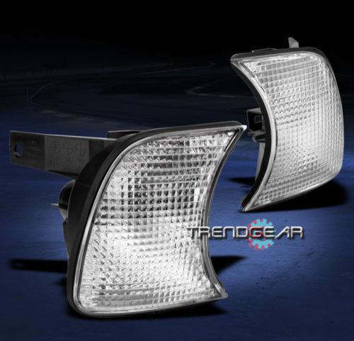 89-95 bmw e34 5-series depo front corner signal light lamp chrome 90 91 92 93 94