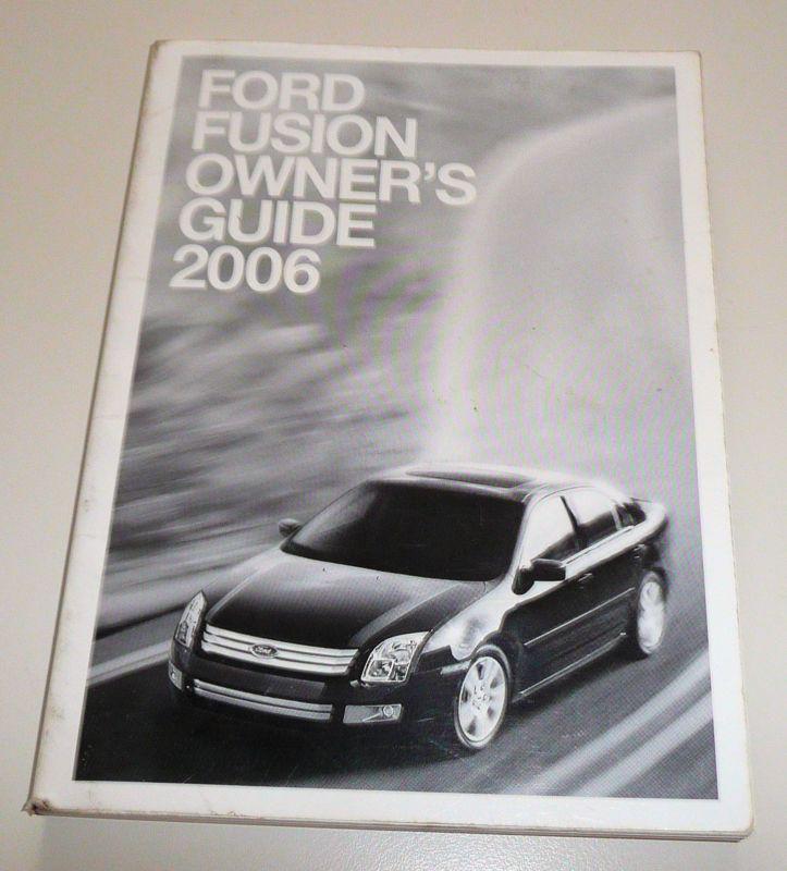 2006 06 ford fusion factory owners manual only … free ship