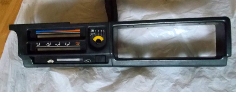 Honda civic 3gen heater control faceplate complete set original  84 85 86 87 