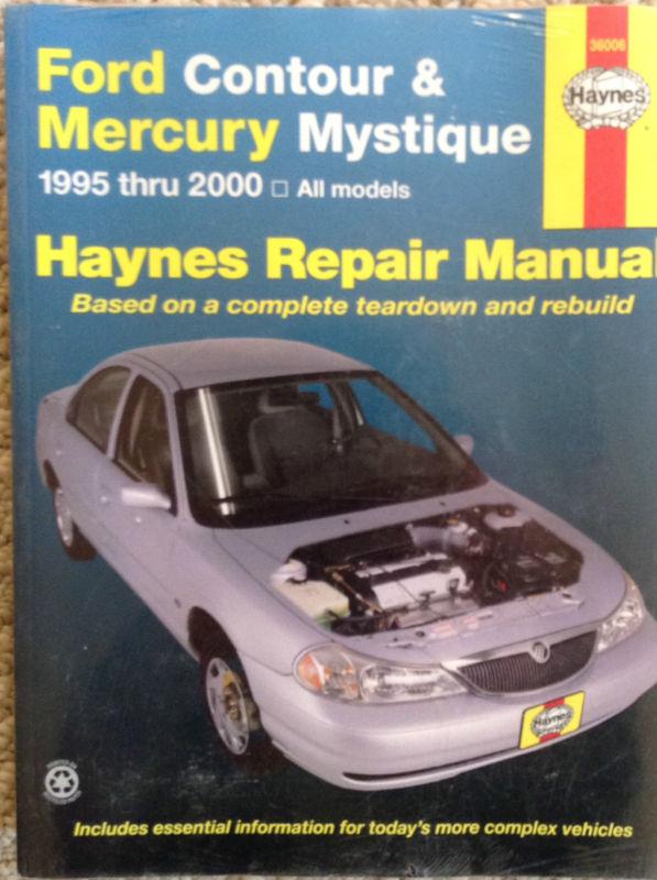 36006 haynes ford contour & mercury mystique 1995 to 2000  repair manual book