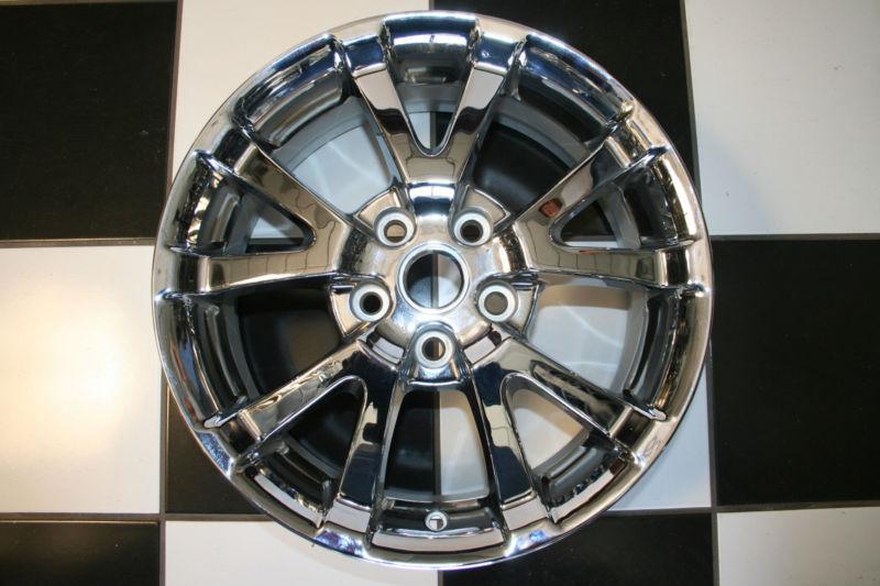 Chevrolet equinox 2007-2009 factory oem 17" chrome wheel / rim 5275 (single)