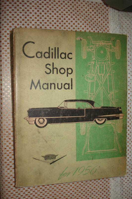 1956 cadillac shop manual original service book rare nr repair