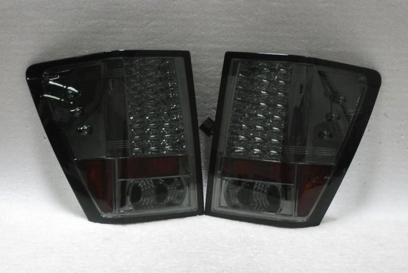 05-06 jeep grand cherokee sport suv led smoked tail brake lights lamps