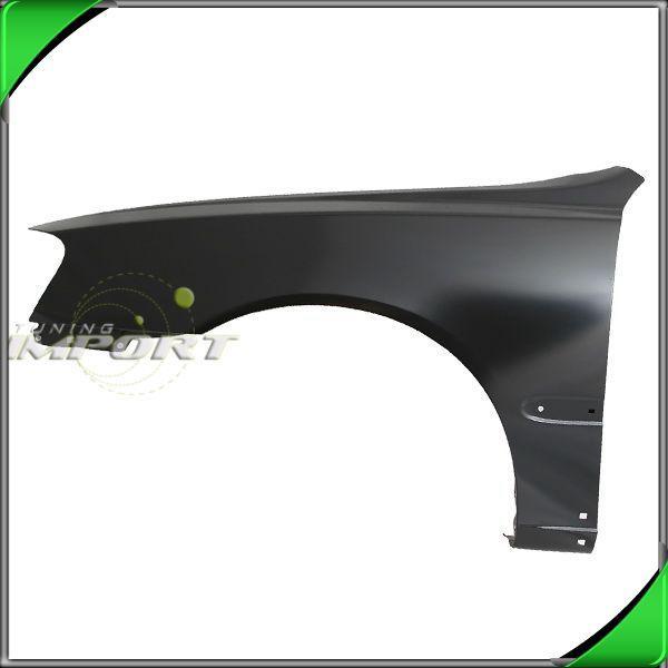 Left front fender primed black steel replacement fit 2000-2002 hyundai accent lh