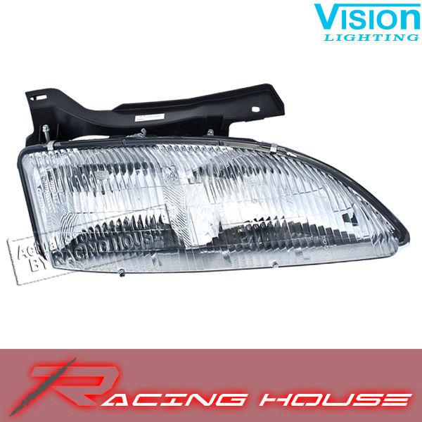 Right passenger side headlight kit unit 95-99 chevy cavalier 2/4 dr ls z24