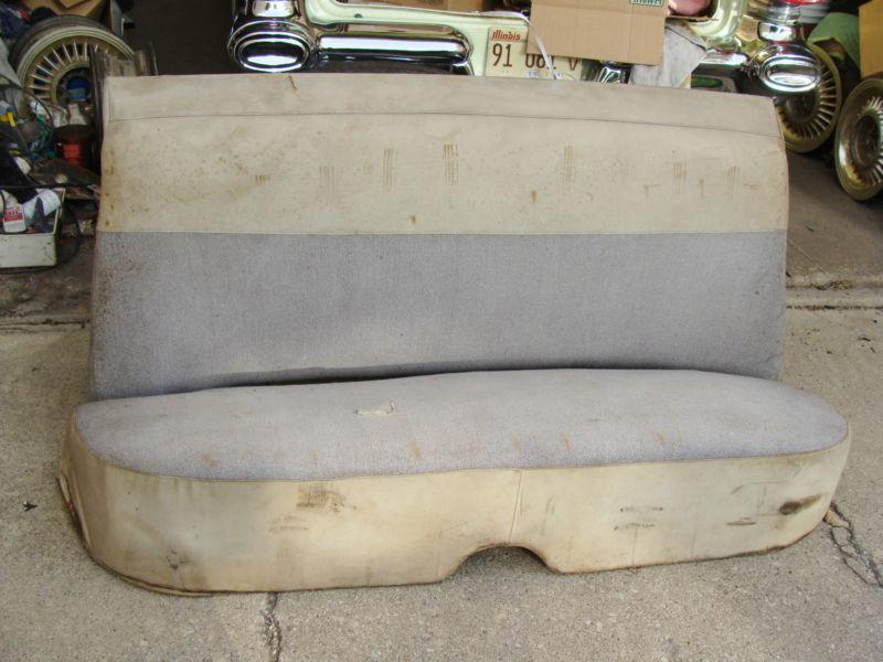 1957 pontiac chieftain 4 dr. ht rear seat